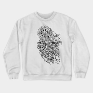 Skullhead Machine Crewneck Sweatshirt